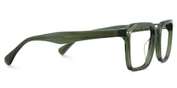 Vickerie Rectangle Green Glasses4