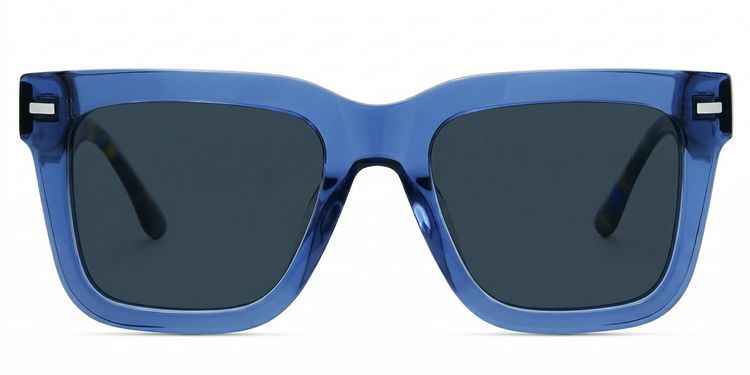 Redina Blue Square Sunglasses