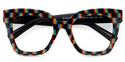 Malcolm Square Checkered Glasses2