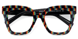 Malcolm Square Checkered Glasses2