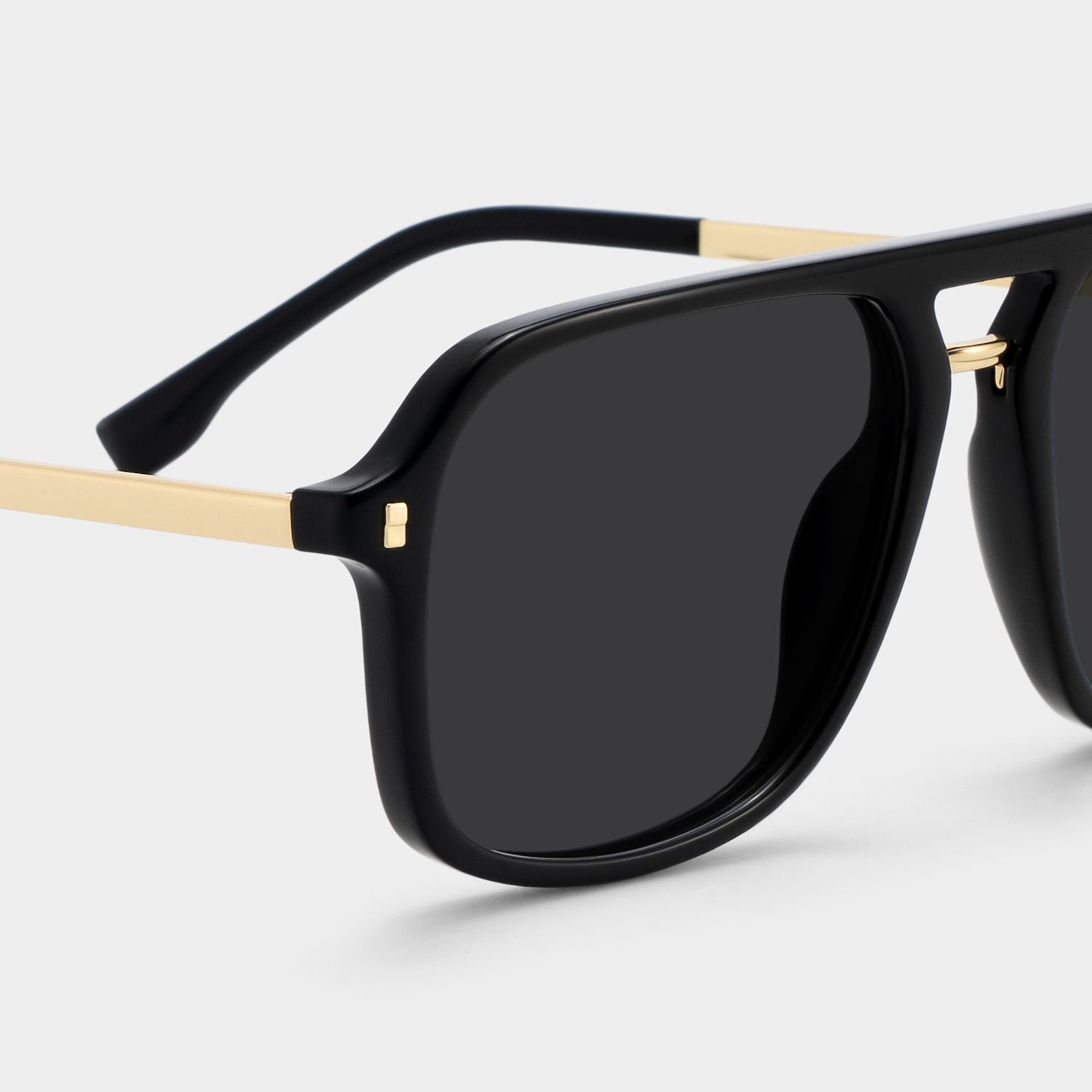 Kilworth Tr90 Black Aviator Frame Sunglasses | ZEELOOL