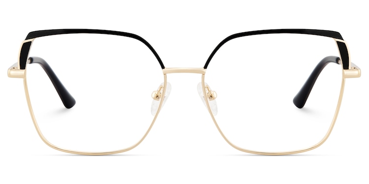 Shayla Square Black Glasses