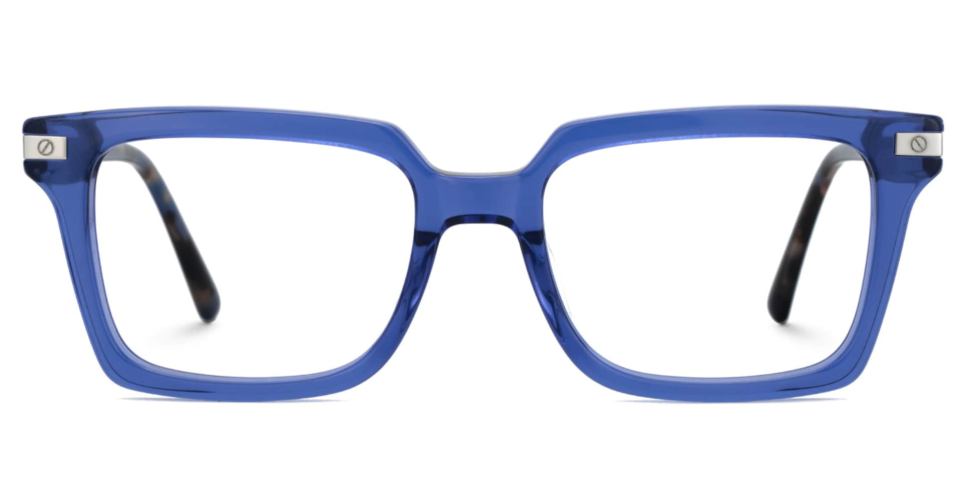 Royal Blue Eyeglasses Frames With Square Shape1