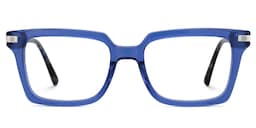 Langston Rectangle Blue Glasses1