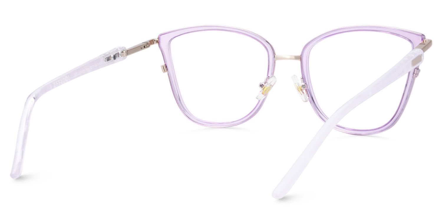 Cateye Transparent Purple Frames - Marisa deals at Zeelool4