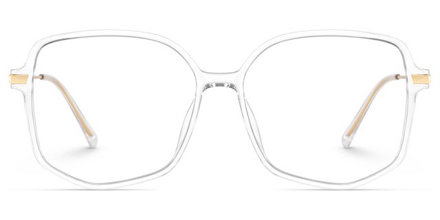 Payton Geometric Clear Glasses