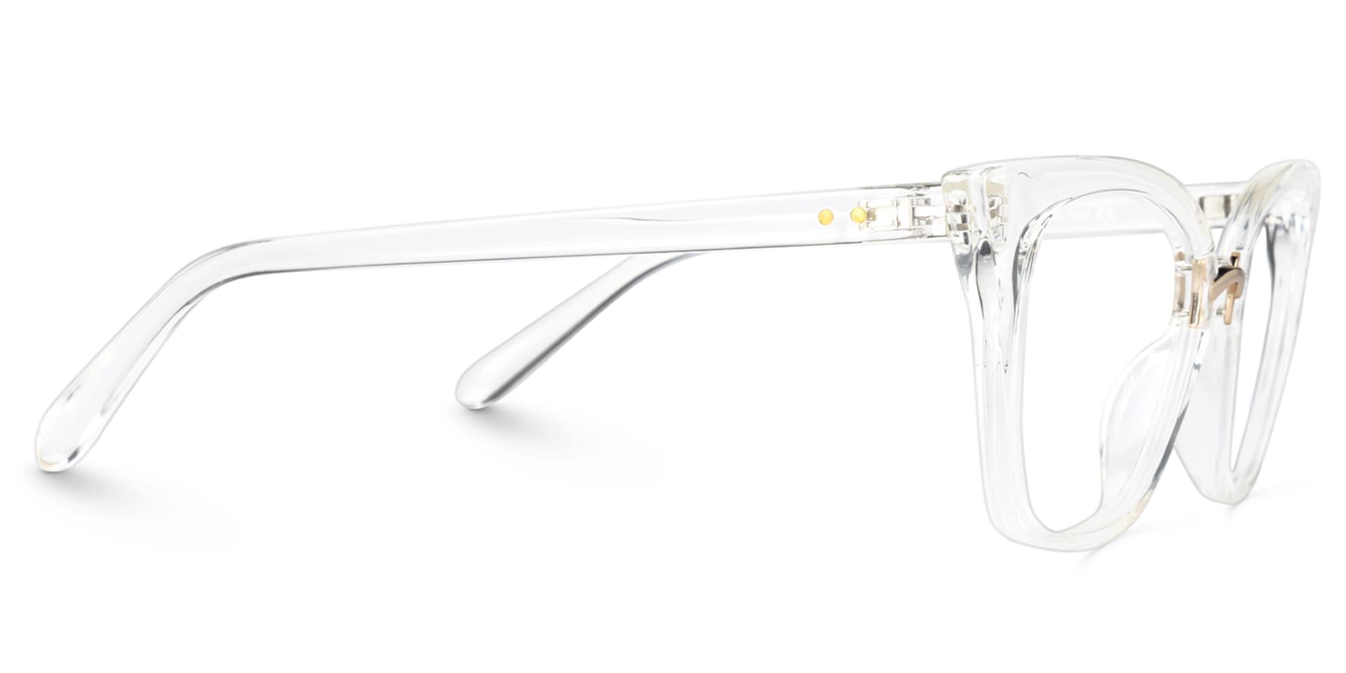 Chandrikar Cat Eye Crystal Frame Glasses | Zeelool Optical2