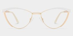 Sydney Cat Eye Gold Glasses0