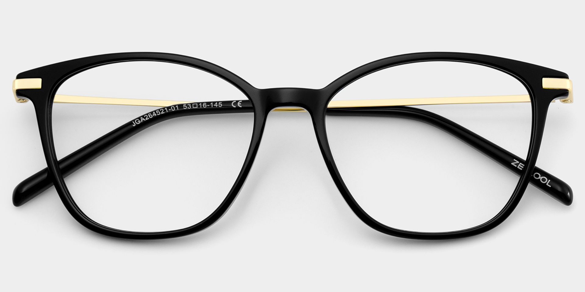 Jessica Black Cat Eye Prescription Glasses for Women | ZEELOOL2