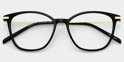 Jessica Cat-eye Black Glasses2