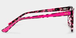 Eva Pink Tortoise Rectangle Glasses4