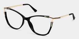 Yomary Black Cat eye Glasses2