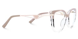 Margret Cateye Tortoise Khaki Glasses4