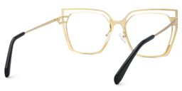 Quinn Geometric Black Glasses3