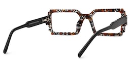 Frederick Rectangle Brown Glasses3