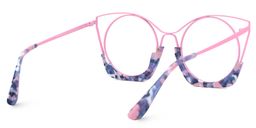 Barbara Cateye Fondant-Pink Glasses3