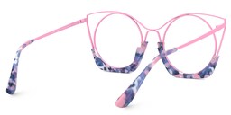 Barbara Cateye Fondant-Pink Glasses3