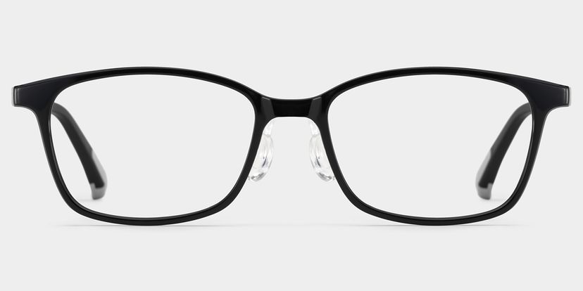 Finne Rectangle Black Glasses