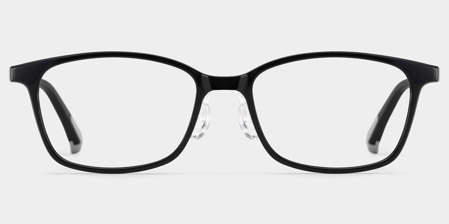 Finne Rectangle Black Glasses