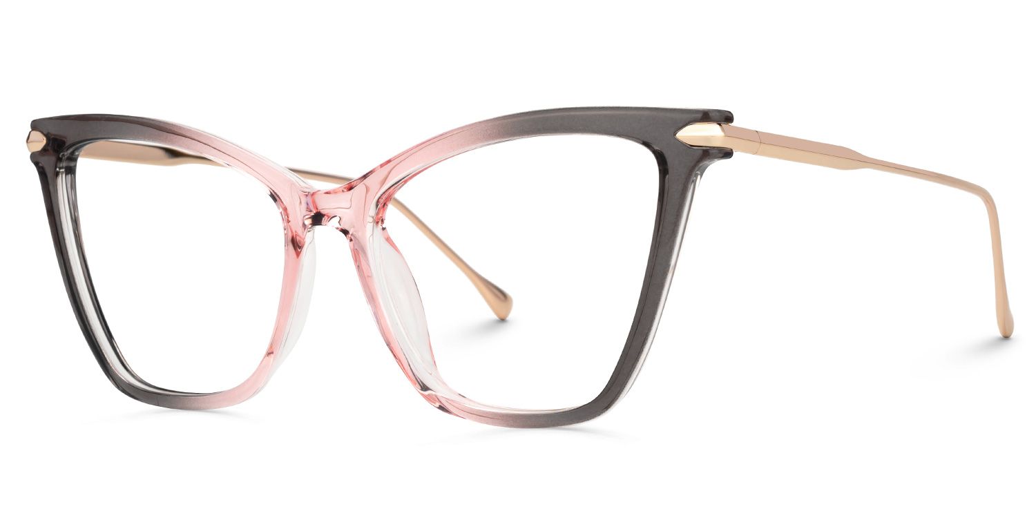 New Arrival Pink-Gray Color for Hilary Frame Glasses | Zeelool1