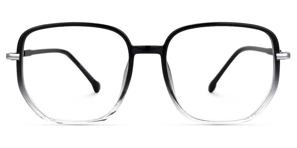 Joana Geometric Black-Crystal Glasses