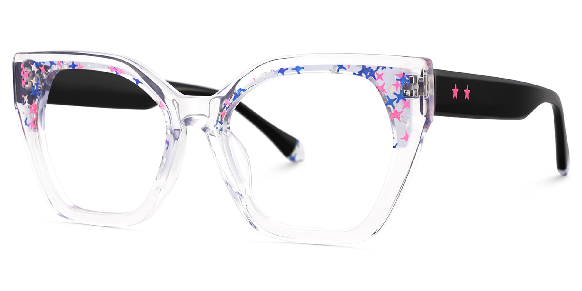 Butterfly Spectacle Frames With Crystal Color3