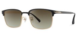 Charleston Browline Gold Sunglasses2