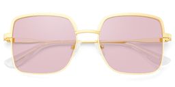 Karan Square Gold Sunglasses1