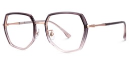 Kendra Geometric Purple Glasses1