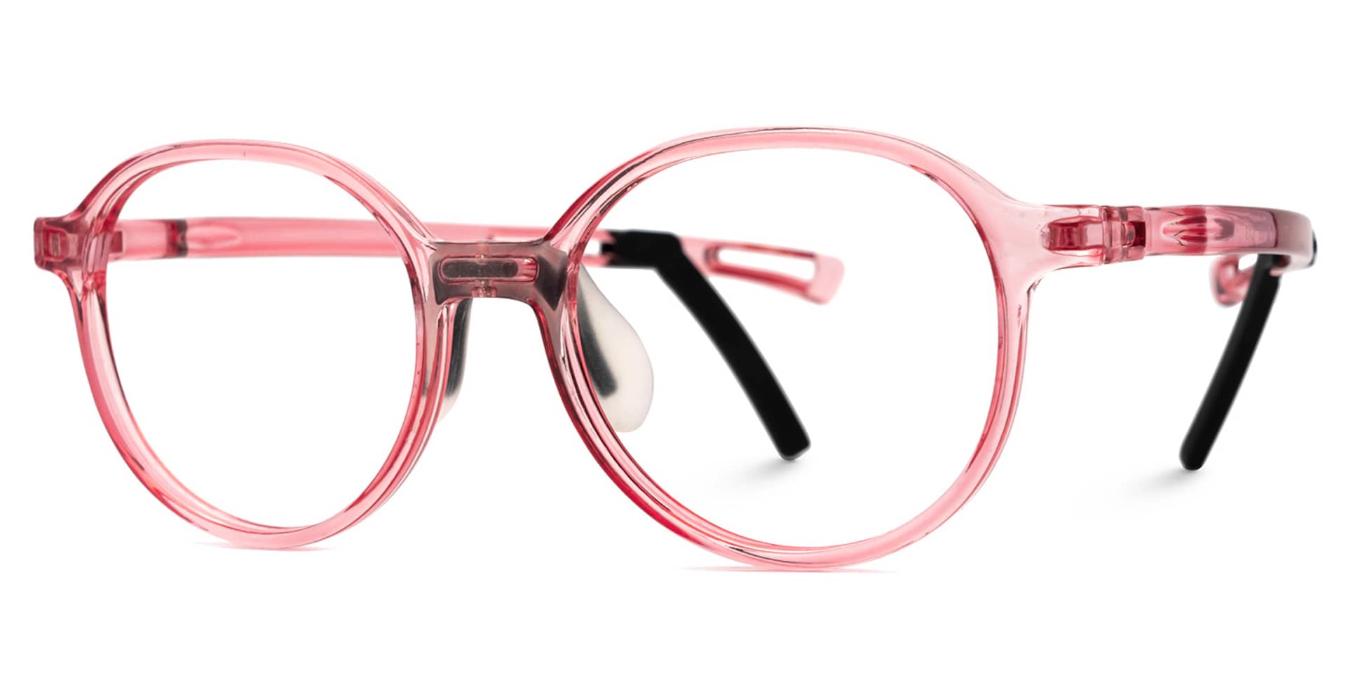 Petter Round Pink Frame Eyeglasses for Little Kids1