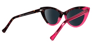 Maxine Cateye Red Sunglasses3