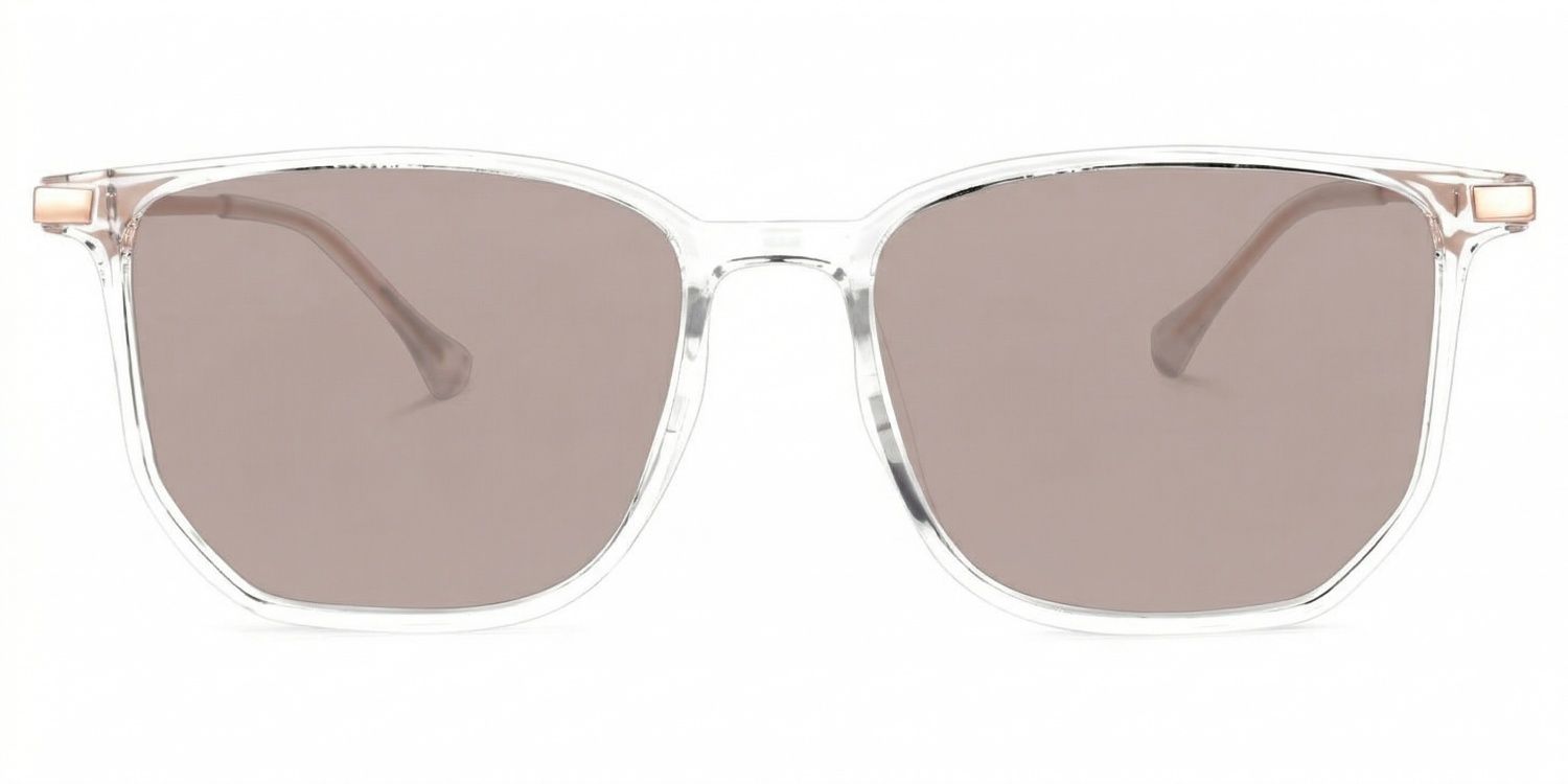 Fezell Square Style Clear Frame Sunglasses | ZEELOOL0