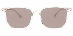 Fezell Clear Square Sunglasses0