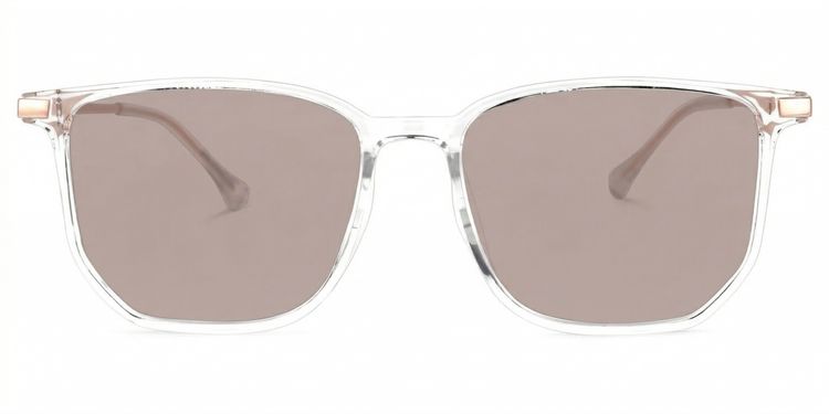 Fezell Clear Square Sunglasses