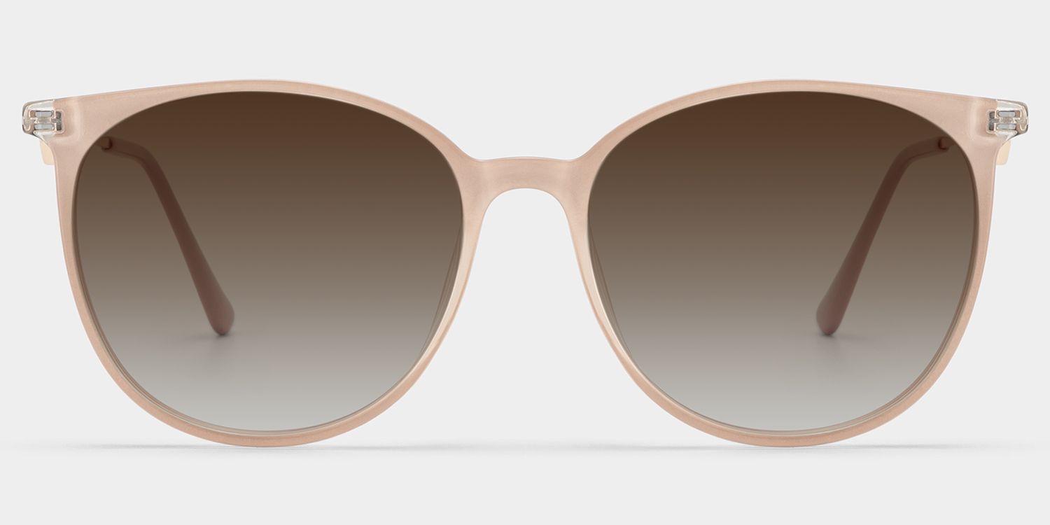 Chanty Mixed Pink Round Frame Sunglasses | ZEELOOL0