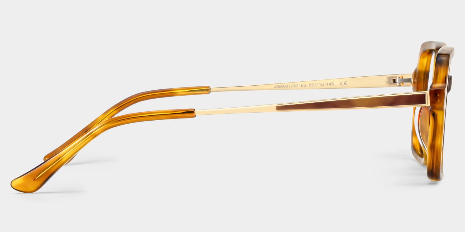 lisette アンドリス　38 Beatrice Rectangle Yellow Frame Eyeglasses for Women| ZEELOOL