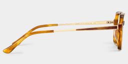 Beatrice Rectangle Yellow Glasses6