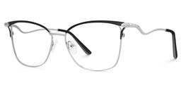 Adonay Rectangle Black Glasses1