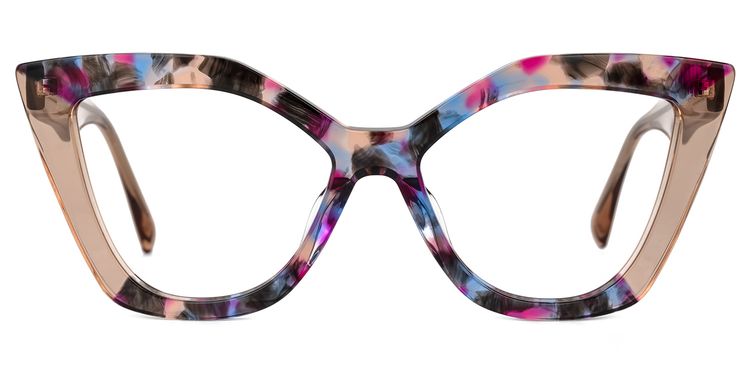 Nolia Cateye Floral Glasses