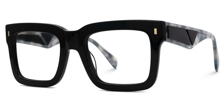 Shirmme Square Black Glasses