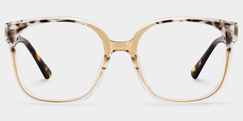 Siner Square Beige Glasses