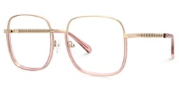 Perfecta Square Pink Glasses1