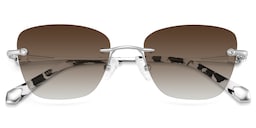 Seth Rectangle Silver Glasses1