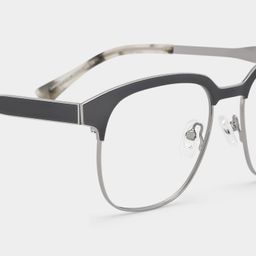 Wren Dark-Gray Browline Glasses4