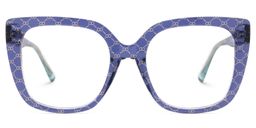Brenda Square Purple Glasses0