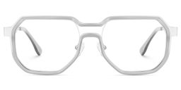 Hype Geometric Silver Glasses2