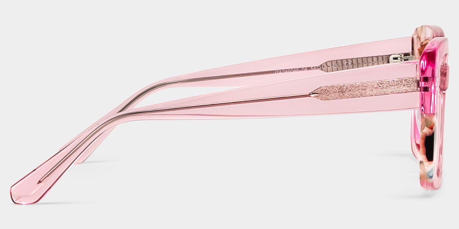 Palma Acetate Pink Frame Sunglasses | ZEELOOL5
