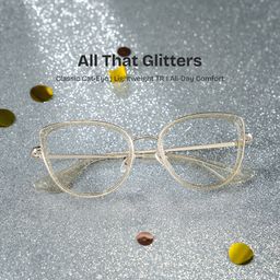 Celine  Cat-eye Gold Glasses0