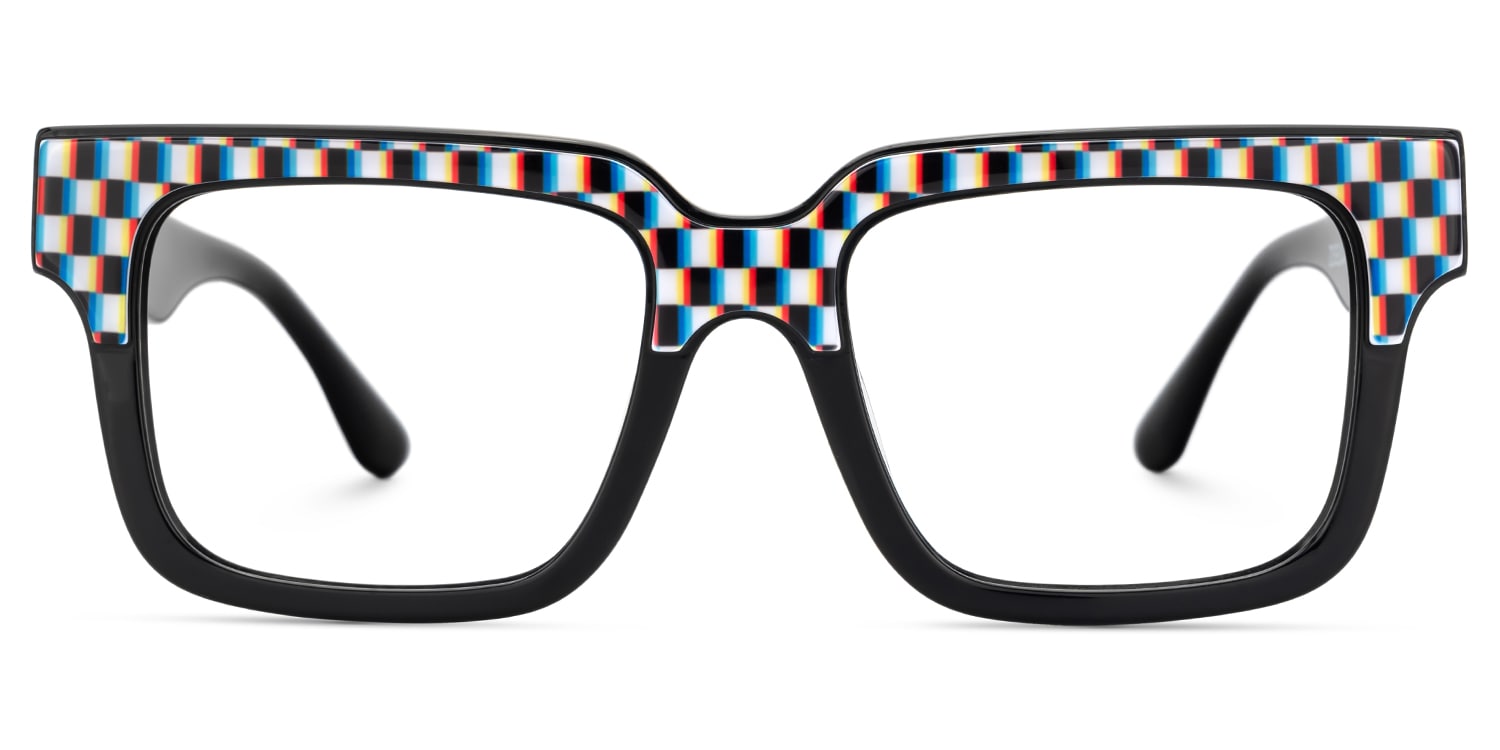Men's Square Prescription Glasses In Acetate1