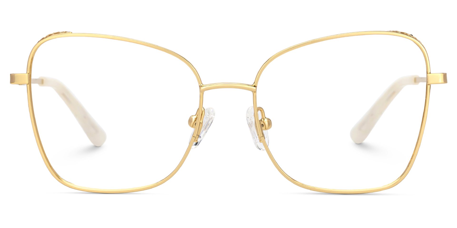 Butterfly Gold Glasses With Gillter on the Sides1